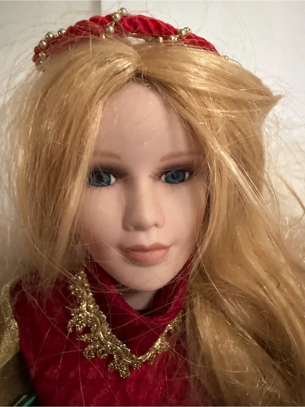 VTG Christmas Angel with Light Candle Animated Doll 23”